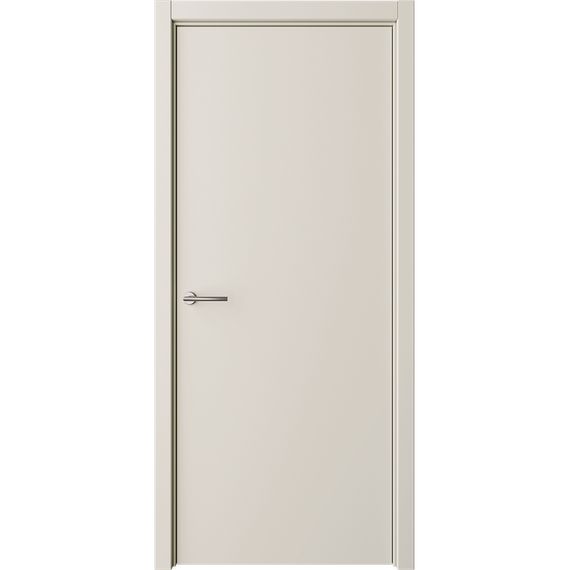 Фото межкомнатная дверь эмаль Albero Геометрия 1 латте глухая