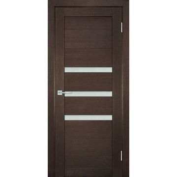 Межкомнатная дверь экошпон Мариам Техно-709 венге стекло сатинат белый