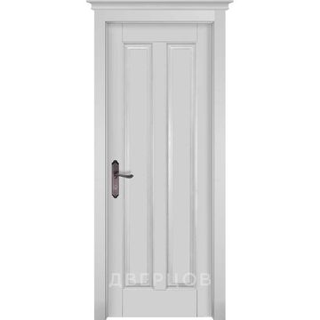 Межкомнатная дверь массив ольхи ОКА Сорренто белая эмаль глухая
