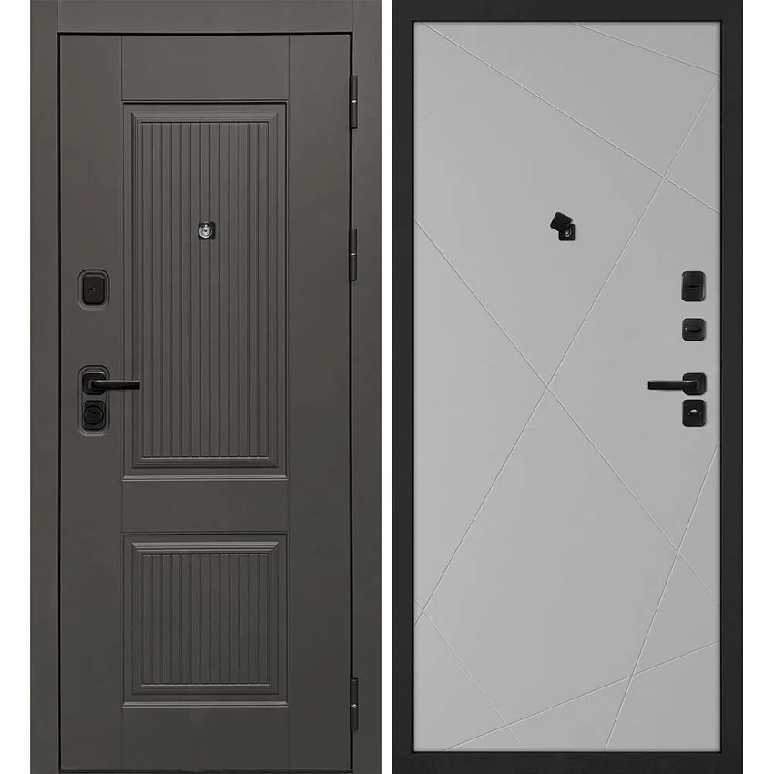 Входная дверь Линея-214 панель фрезерованная PR-103 агат