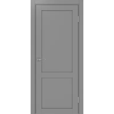 Межкомнатная дверь экошпон Турин 502.11 серый глухая