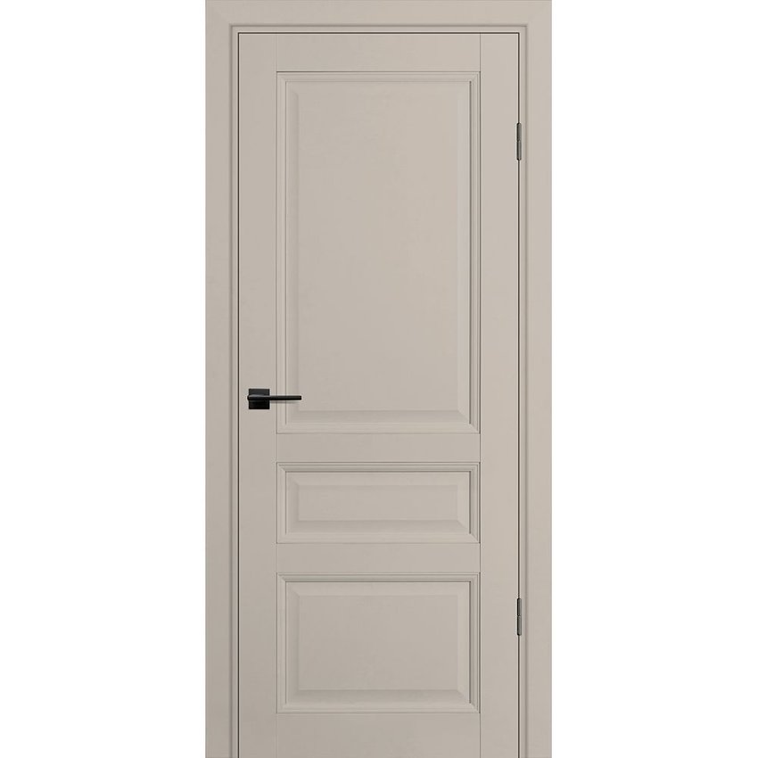 Фото двери экошпон PSU-39 шеллгрей остеклённая