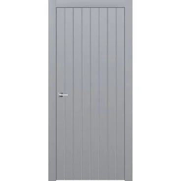 Межкомнатная дверь эмаль Ofram Линнея 11 серая глухая