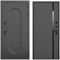 Входная дверь Мэмфис чёрный силк панель пиано антрацит