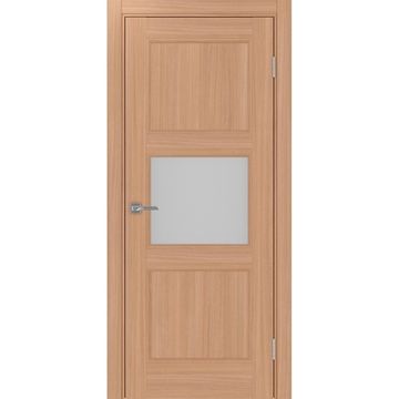 Межкомнатная дверь экошпон Турин Neo 530.121 ясень тёмный со стеклом