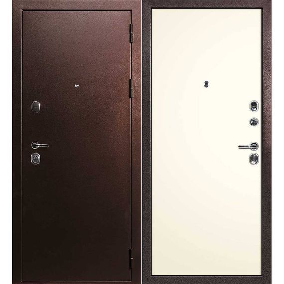 Входная дверь С-3 антик медь панель гладкая магнолия