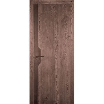 Межкомнатная дверь массив дуба Легно 5 галифакс табак глухая