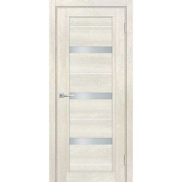Межкомнатная дверь экошпон Мариам Техно-803 бьянко стекло сатинат белый