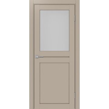 Межкомнатная дверь экошпон Турин 520.211 мокко остеклённая