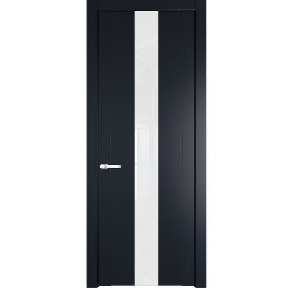 Межкомнатная дверь 1.9P нэви блу остеклённая