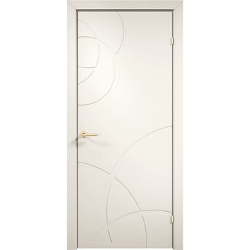 Межкомнатная дверь эмаль Дверцов Тиволи 3 RAL 9010 глухая