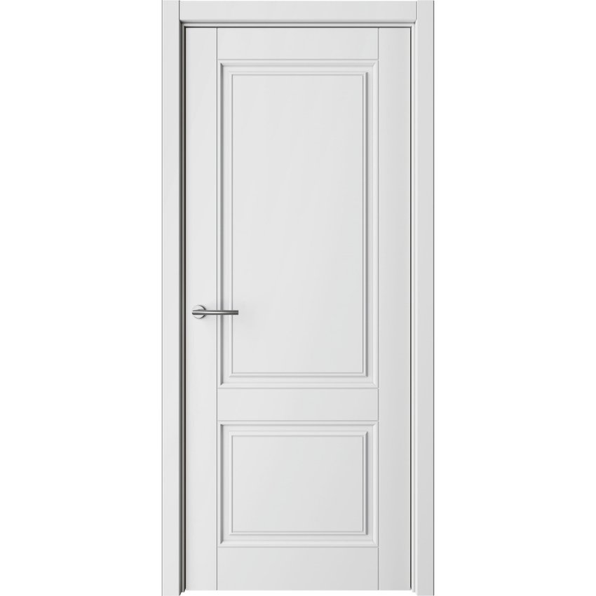 Фото межкомнатной двери эмаль Классика 2 белая глухая