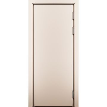 Маятниковая влагостойкая дверь Poseidon крем матовый глухая