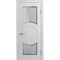 Межкомнатная дверь массив бука Viporte Лацио Амбиенте белая эмаль остекление 5