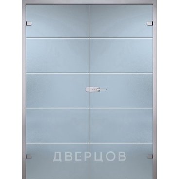Диана двухстворчатая распашная стекло беcцветное матовое