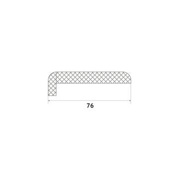 Наличник дверной эмаль прямой телескоп Ofram 90х12х2150 мм