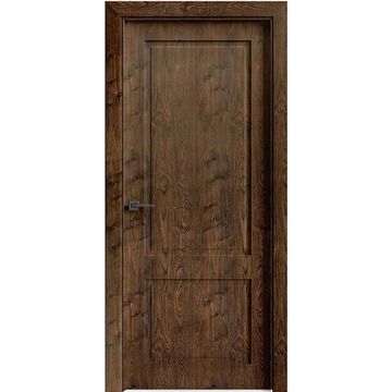 Межкомнатная дверь экошпон Сицилия 90001 орех шоколадный глухая