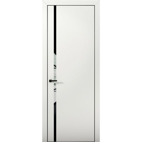 Межкомнатная дверь Палладий 8 милк со стеклом