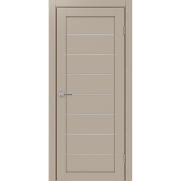 Межкомнатная дверь экошпон Турин 508.12 мокко остеклённая