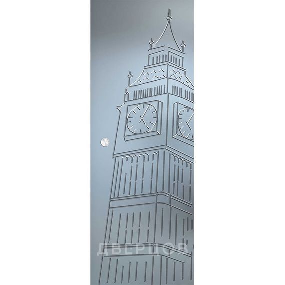 Фото стеклянной раздвижной двери Тауэр