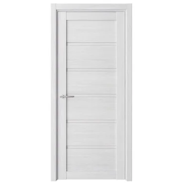 Межкомнатная дверь Вена эко-шпон кедр снежный глухая