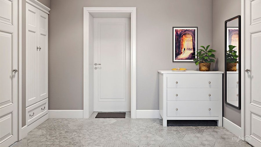 Белые двери в интерьере