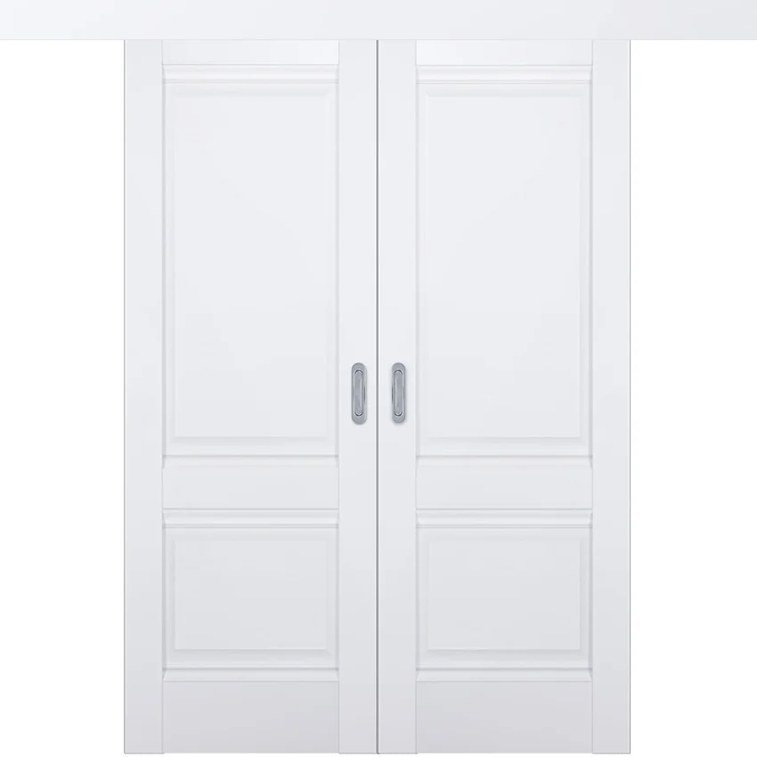 Фото раздвижной двустворчатой двери Кобальт 11.1 аляска глухая