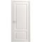 Межкомнатная дверь эмаль Мадрид-2 молочно-белая RAL 9010 со стеклом