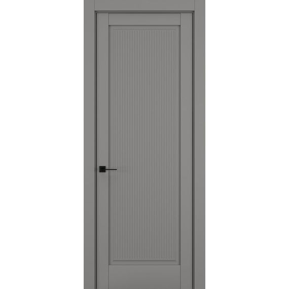 Фото межкомнатной двери керамик FL 3 серый глухая