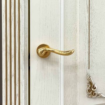 Ручка для межкомнатной двери Genesis Acanto матовое золото