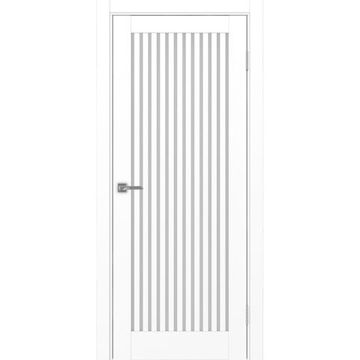 Межкомнатная дверь экошпон Турин 543.2 белый снежный остеклённая