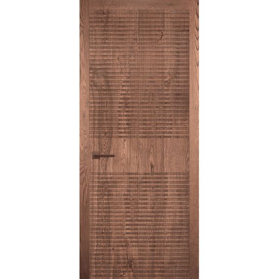 Фото межкомнатной двери массив дуба Легно 9 дуб морёный глухая