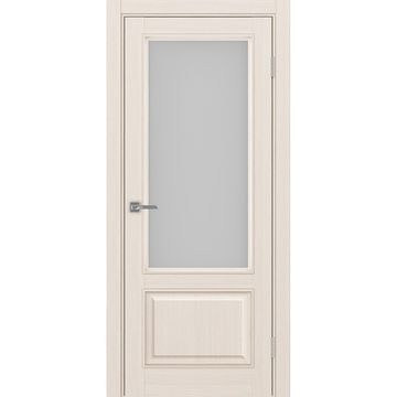 Межкомнатная дверь Тоскана багет 640.21 ясень перламутровый со стеклом