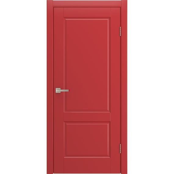 Фото двери Патриция красная эмаль RAL 3028 глухая
