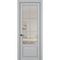 Фото межкомнатной двери керамик NC 6 шеллак серый остеклённая