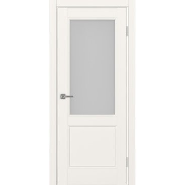 Межкомнатная дверь экошпон Турин Neo 502.21 бежевый со стеклом