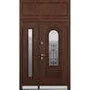 Входная двустворчатая дверь Snegir HOME PP Дуб коньяк SNG-2 Дуб коньяк SNG-2 с надставкой