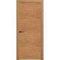 Межкомнатная дверь шпон Гладкая дуб натуральный глухая