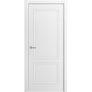 Межкомнатная дверь эмаль Урбан 2 белая глухая