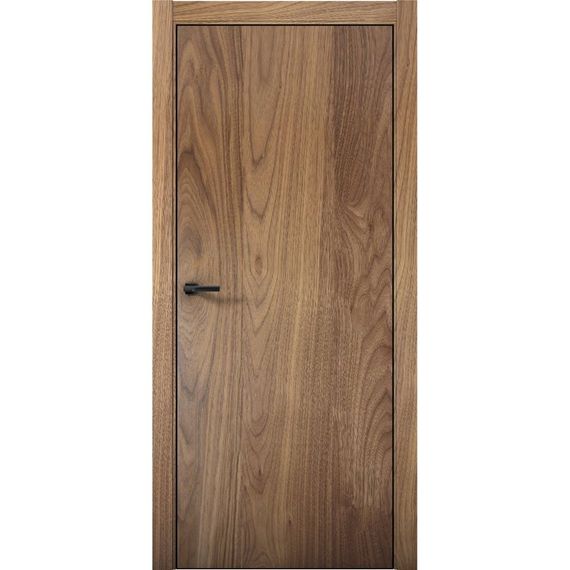 Межкомнатная дверь Плутоний 1 орех пекан глухая