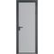 Алюминиевая межкомнатная дверь 1AP серая ночь лайт грей элегант