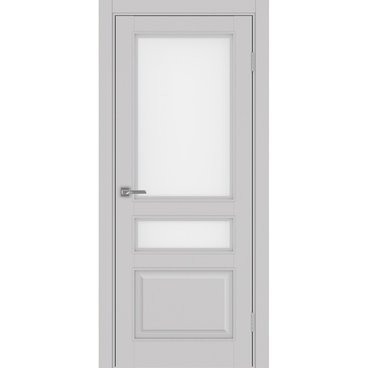 Межкомнатная дверь Тоскана багет 631.221 пепельный со стеклом