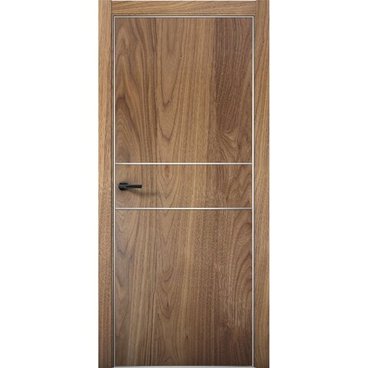 Межкомнатная дверь Плутоний 3 орех пекан глухая