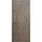Межкомнатная дверь массив дуба шпон ясеня Флэт-4 0005 глухая