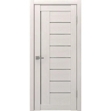 Межкомнатная дверь экошпон Legend ЛУ-17 белёный дуб остеклённая