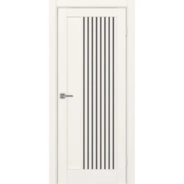 Межкомнатная дверь экошпон Турин 544.12 бежевый остеклённая