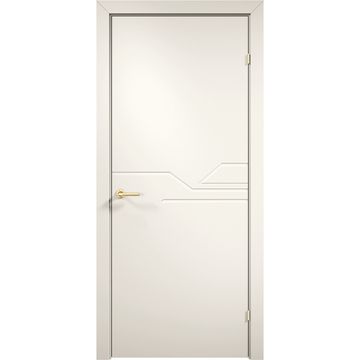 Межкомнатная дверь эмаль Дверцов Тиволи 4 RAL 9010 глухая