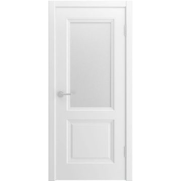 Межкомнатная дверь эмаль Vision 2 белая со стеклом