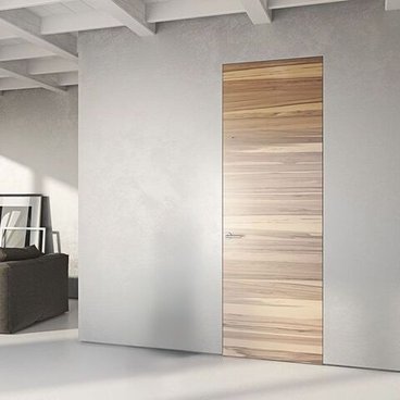 Скрытая алюминиевая дверь с покрытием Egger c двух сторон