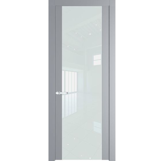 Межкомнатная дверь 1.7P смоки остеклённая